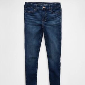 American Eagle Outfitters Dark Blue Women's Next Level Low Rise Jeggings